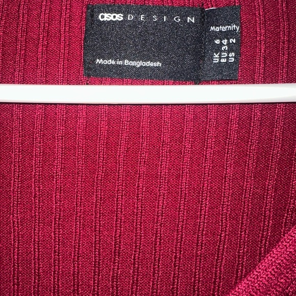 ASOS Maternity Ribbed Knit Sweater Dress - Picture 4 of 4